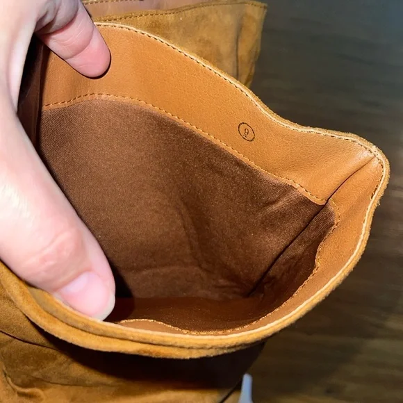 🆕🤎JULIET HOLY: Chunky Heel Square Toe Boot ✨WIDE CALF FRIENDLY✨SZ 9 - Picture 12 of 12